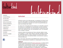 Tablet Screenshot of kulturkind-berlin.de